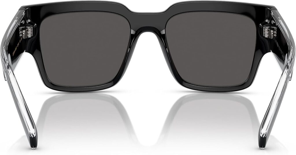 Dolce  Gabbana DG6184-501/87 Sunglasses BLACK w/DARK GREY 52mm