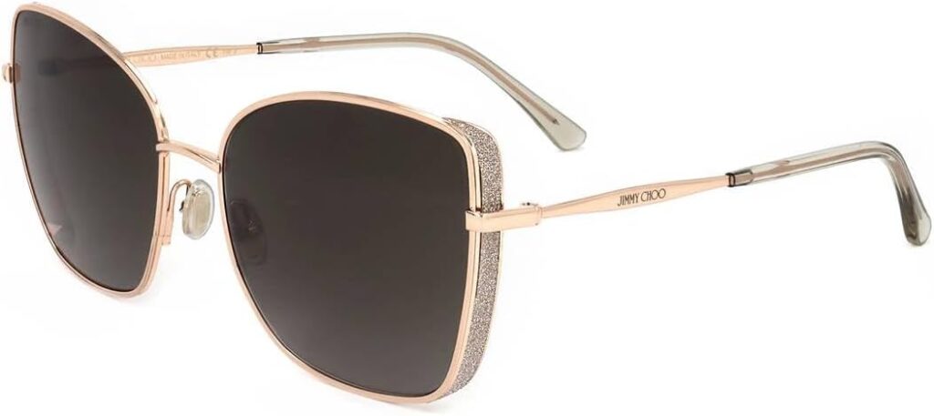 Jimmy Choo ALEXIS/S Rose Gold/Brown Shaded 59/18/145 women Sunglasses